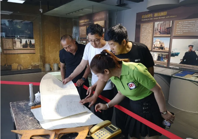 濟(jì)南泉鑫建材、東營恒泰市政到集團(tuán)參觀考察96