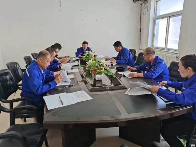 魯蒙水泥召開月度經(jīng)營分析會96