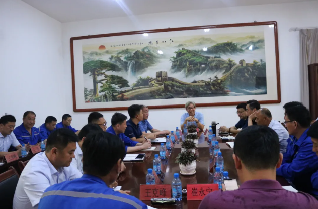 集團(tuán)發(fā)展促進(jìn)委員會到魯蒙公司和黃驊三陽公司考察調(diào)研83