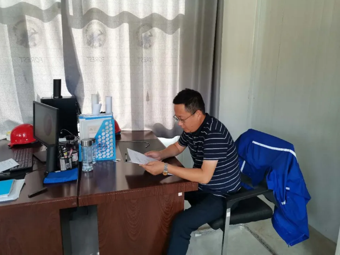 鵬峰化工項目部組織集體學習22