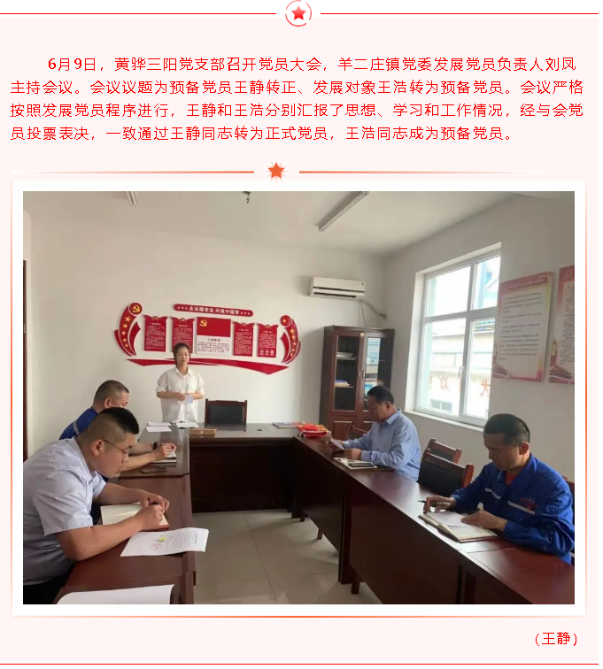 集團(tuán)黨委召開發(fā)展黨員推選會議8