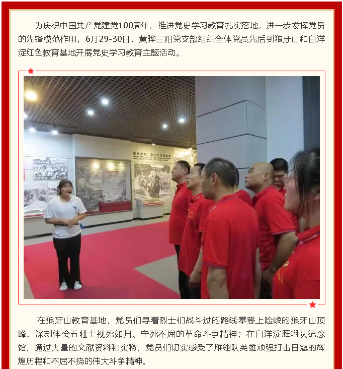 傳承紅色基因 賡續(xù)紅色血脈 ——黃驊三陽黨支部開展黨史學習教育主題活動 90