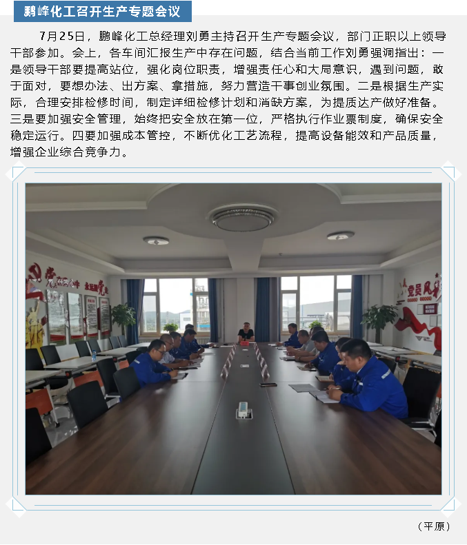 鵬峰化工召開生產(chǎn)專題會(huì)議61