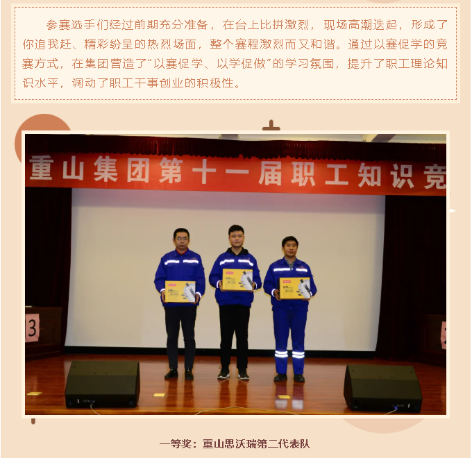重山集團(tuán)舉辦第十一屆職工知識(shí)競賽70
