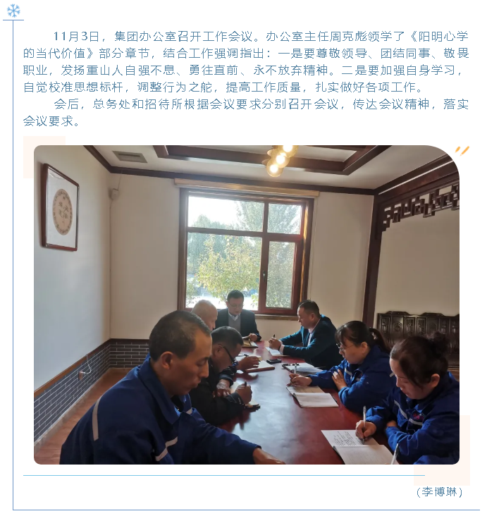 集團(tuán)辦公室召開(kāi)工作會(huì)議33